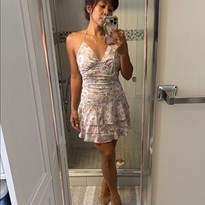 Forever 21 FALL Floral Halter Neck Dress